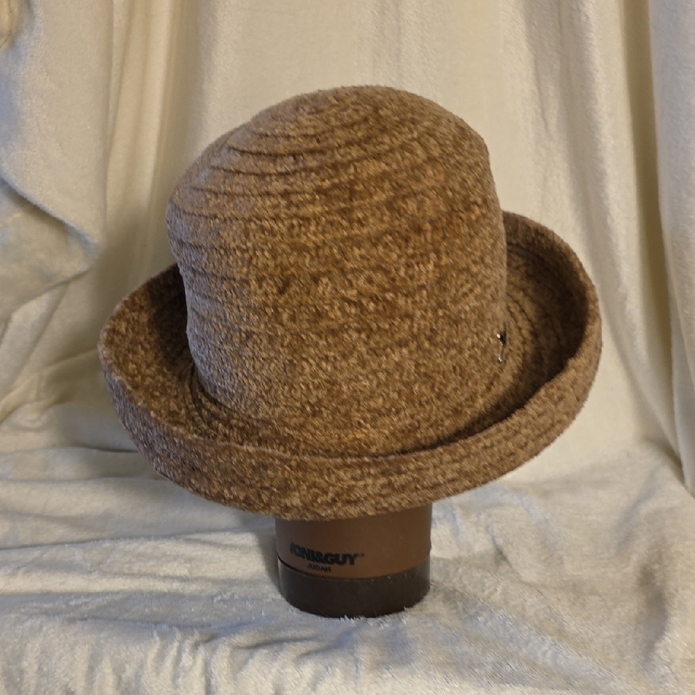 Betmar New York Chic Packable Women's Tan Hat - Picture 4 of 7